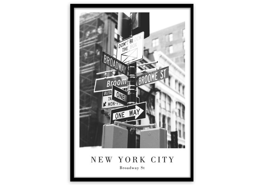 Zdjęcie: Plakat Framepic 50x70 cm Fp035 Broadway Street STYLER