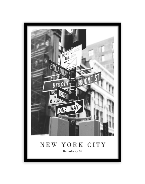 Zdjęcie: Plakat Framepic 50x70 cm Fp035 Broadway Street STYLER