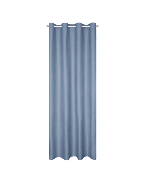 Zdjęcie: Zasłona gotowa Ada 140x250 cm ciemnoniebieski EUROFIRANY