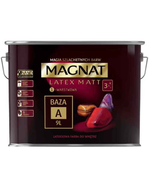 Zdjęcie: Baza Latex Matt BazaA 9L MAGNAT