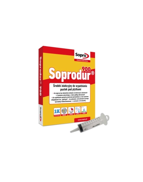 Zdjęcie: Środek iniekcyjny do wypełniania pustek pod płytkami Soprodur 900 SOPRO