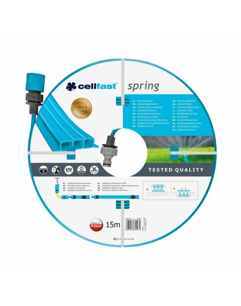 Zdjęcie: Wąż zraszający Spring 1/2" 15 m CELLFAST