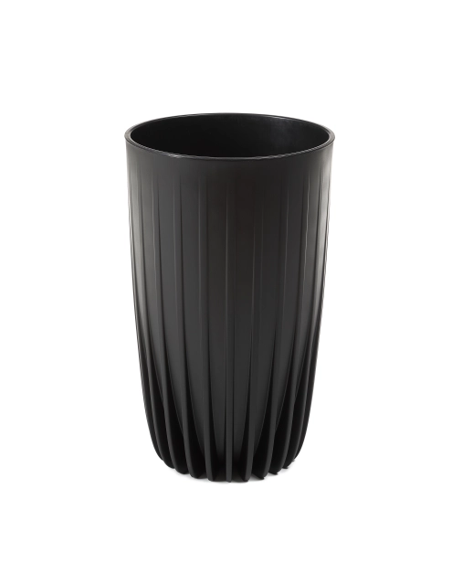 Zdjęcie: Donica wysoka Mira 250 mm Eco recycled, czarny LAMELA