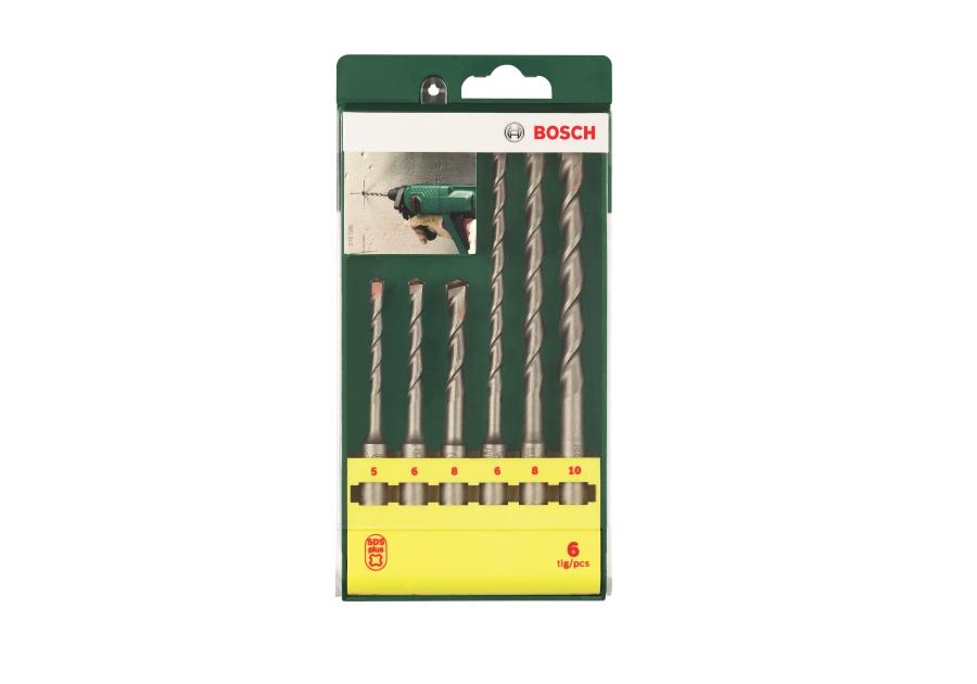 Zdjęcie: Zestaw wierteł udarowych SDS plus, 6 sztuk BOSCH