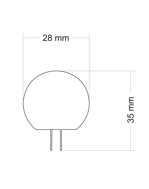 Zdjęcie: Żarnik LED  JC G4 12V 1,5 W 120 lm płaska POLUX