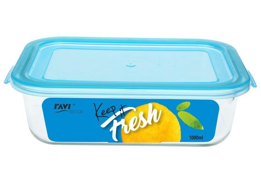 Zdjęcie: Pojemnik na żywność Keep It Fresh 1000 ml prostokątny RAVI