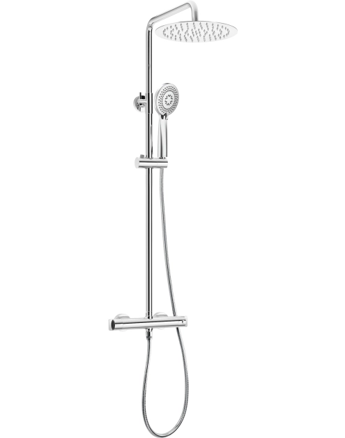 Zdjęcie: Deszczownica z baterią prysznicową termostatyczną Therm chrom DEANTE