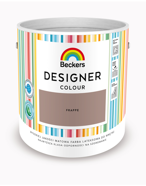 Zdjęcie: Farba lateksowa Designer Colour Frappe 2,5 L BECKERS