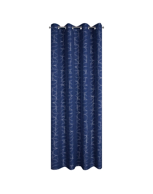 Zdjęcie: Zasłona gotowa Evi 140 x 250 cm granatowy EUROFIRANY