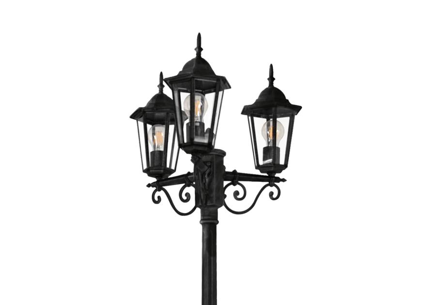 Zdjęcie: Lampa ogrodowa LIGURIA 2,5m czarna