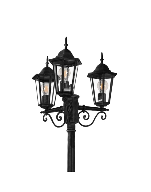 Zdjęcie: Lampa ogrodowa LIGURIA 2,5m czarna