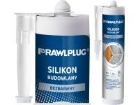 Zdjęcie: Silikon budowlany bezbarwny 300 ml RAWLPLUG