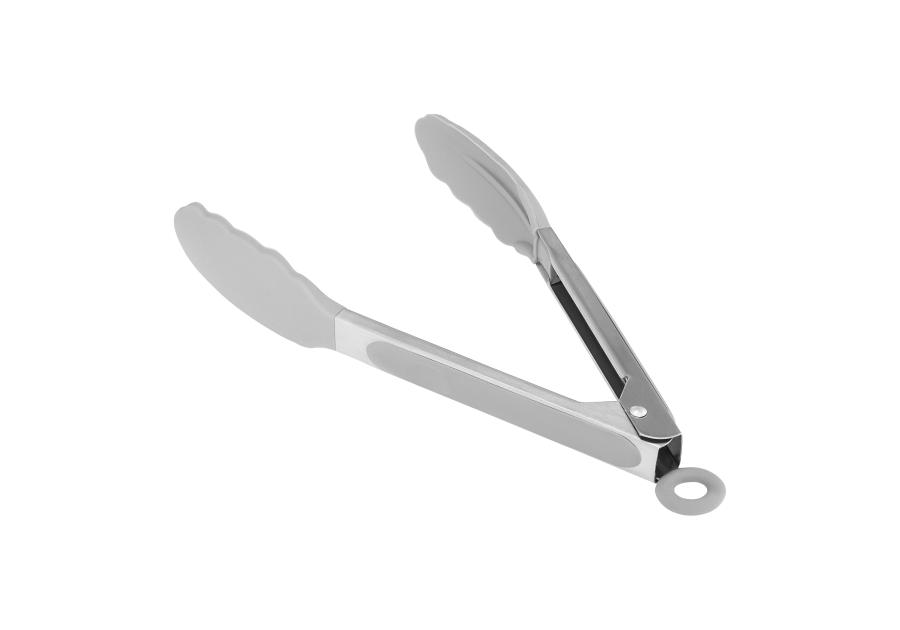 Zdjęcie: Szczypce z silikonowymi końcówkami 28 cm szare SNAP