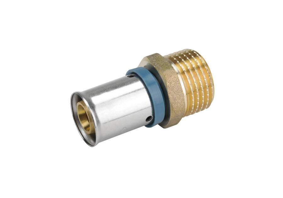 Zdjęcie: Złączka zaciskowa PEX 16x3/4 gwint zewnętrzny TECRA