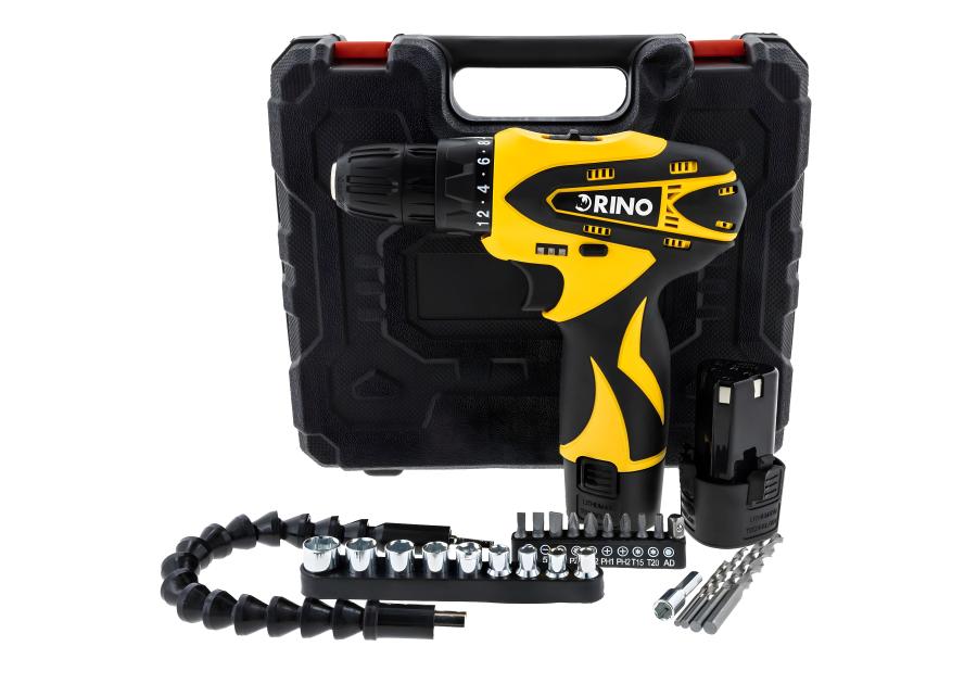 Zdjęcie: Wkrętarka akumulatorowa 12 V + 28 PCS DRI12LI-28 RINO