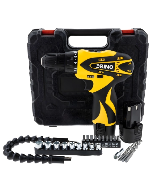 Zdjęcie: Wkrętarka akumulatorowa 12 V + 28 PCS DRI12LI-28 RINO