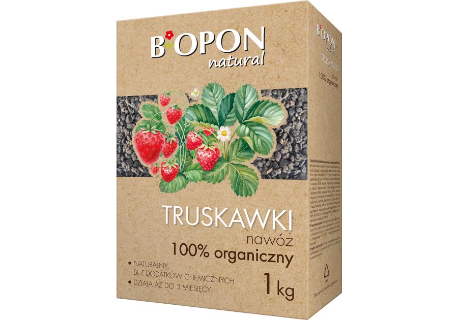 Zdjęcie: Nawóz do truskawek organiczny granulat 1 kg BOPON NATURAL