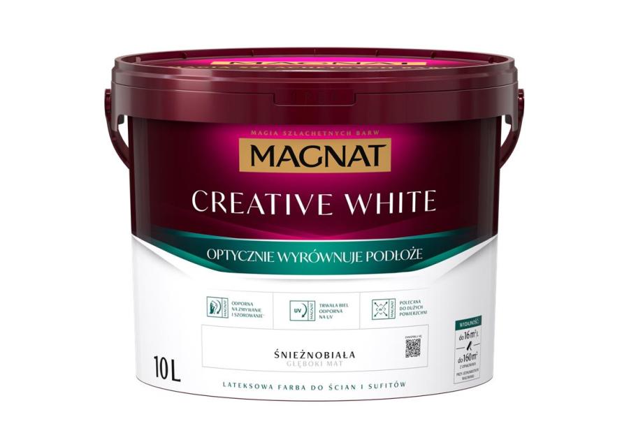 Zdjęcie: Farba Creative White 10L MAGNAT