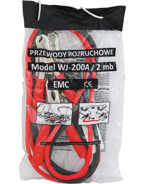 Zdjęcie: Kable rozruchowe 200 A - 2 m PROFAST