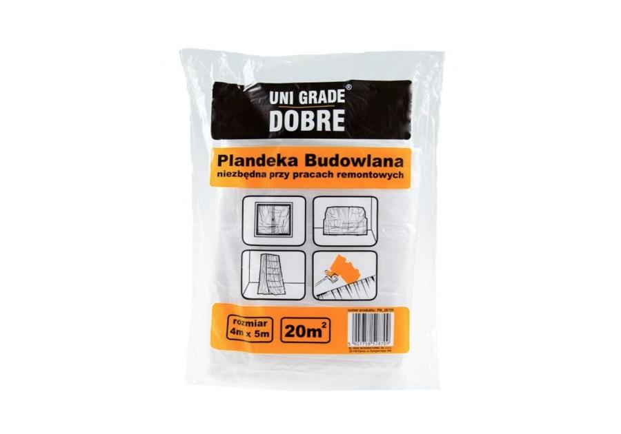 Zdjęcie: Plandeka budowlana 4x5 m BLUE DOLPHIN