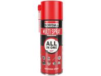 Zdjęcie: Spray wielofunkcyjny smarująco-zabezpieczający Multi Spray 400 ml SOUDAL
