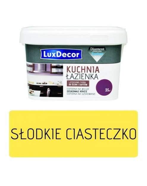 Zdjęcie: Farba Kuchnia i Łazienka słodkie ciasteczko 2,5 L LUXDECOR