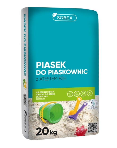 Zdjęcie: Piasek do piaskownic worek 20 kg SOBEX