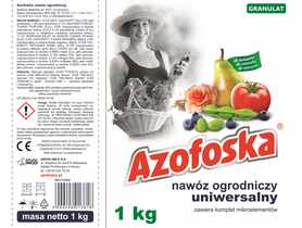 Nawóz ogrodniczy granulowany 1 kg AZOFOSKA