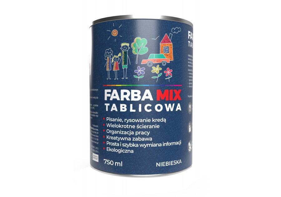 Zdjęcie: Farba tablicowa niebieska mix 750 ml INCHEM POLONIA