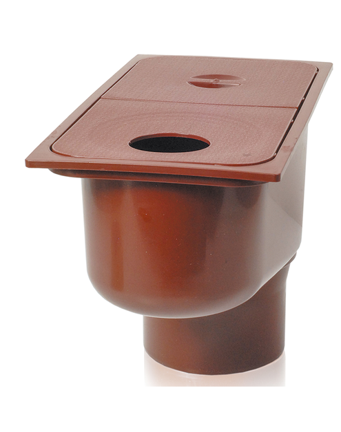 Zdjęcie: Studzienka rynny 300x160x210 mm brąz ZMM MAXPOL