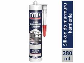Silikon do marmuru i kamienia bezbarwny 280 ml TYTAN PROFESSIONAL