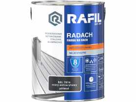 Farba na dach Radach szary antracyt RAL7016 5L RAFIL