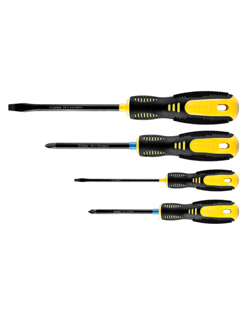 Zdjęcie: Wkrętaki, zestaw 4 sztuk TOPEX