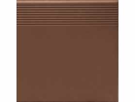 Płytka schodowa stopnica Brązowa 30x30 cm CERRAD