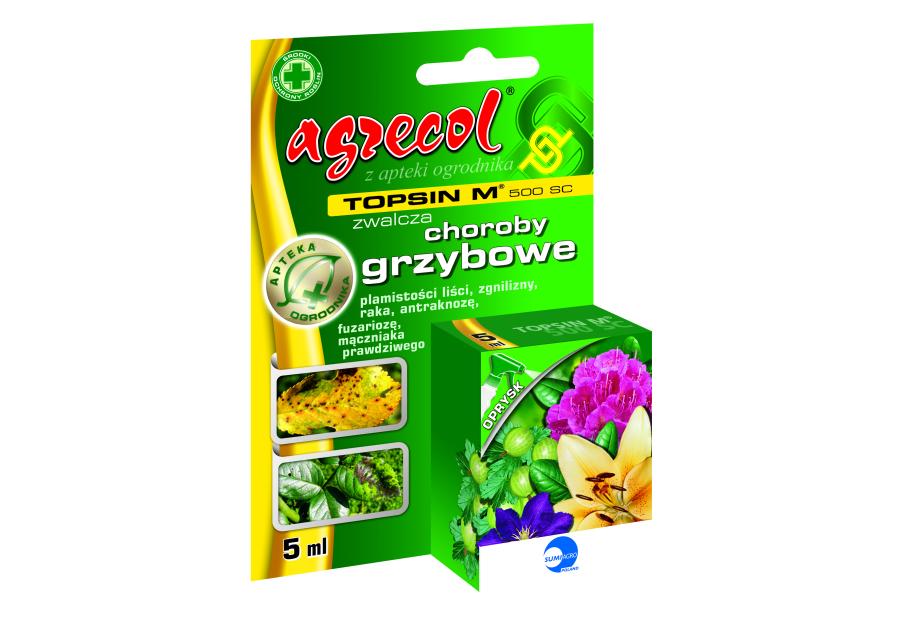 Zdjęcie: Środek grzybobójczy Topsin M 500 SC - 5 ml AGRECOL