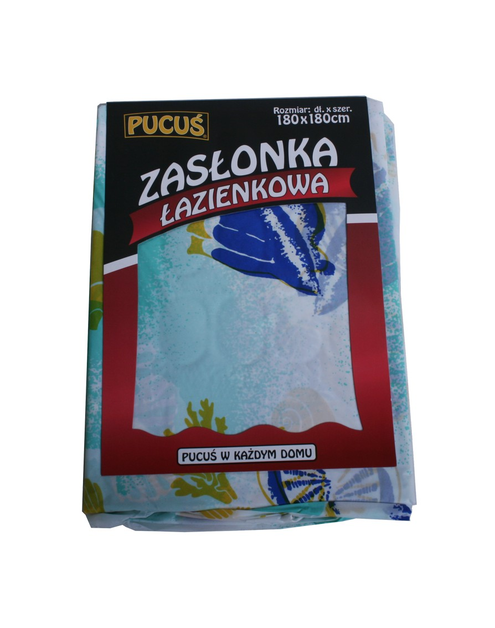 Zdjęcie: Zasłonka prysznicowa PE 180x180 cm PUCUŚ