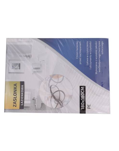 Zdjęcie: Zasłonka prysznicowa PE 180x180 cm PUCUŚ