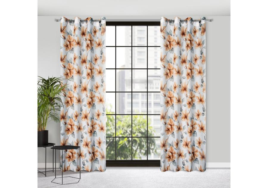 Zdjęcie: Zasłona gotowa Sofia 140x250 cm biały EUROFIRANY