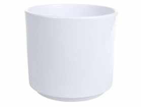 Osłonka doniczkowa Cylinder 994 - 14 cm biała CERMAX