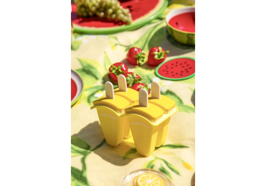 Zdjęcie: Komplet 4 foremek do lodów cytryna 13x7x11 cm ALTOM DESIGN