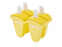 Zdjęcie: Komplet 4 foremek do lodów cytryna 13x7x11 cm ALTOM DESIGN