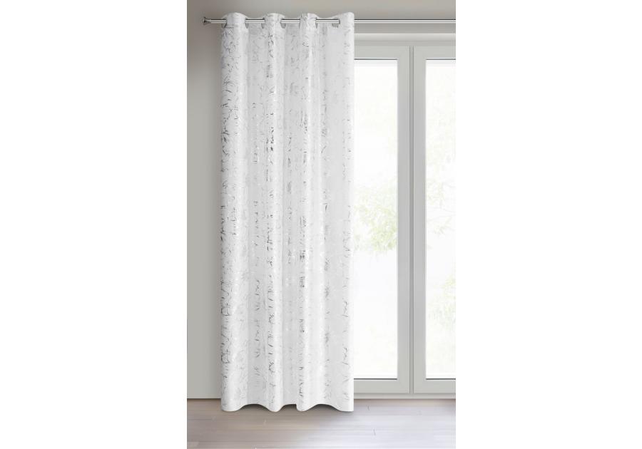 Zdjęcie: Firana gotowa Feza 140 x 250 cm biały EUROFIRANY