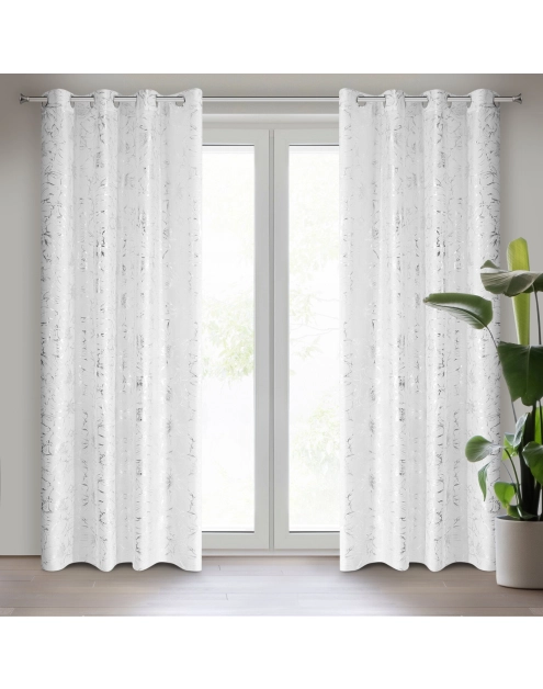 Zdjęcie: Firana gotowa Feza 140 x 250 cm biały EUROFIRANY