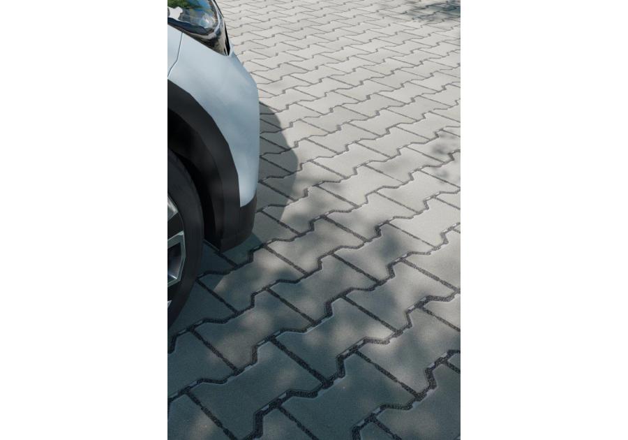 Zdjęcie: Kostka Ekoteka 8x16x20 cm, grafitowy, mini faza POLBRUK