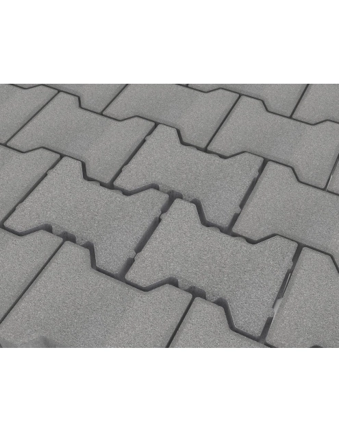 Zdjęcie: Kostka Ekoteka 8x16x20 cm, grafitowy, mini faza POLBRUK