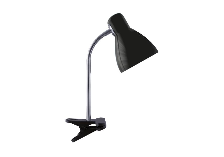 Zdjęcie: Lampka biurkowa Kati E27 Clip kolor czarny max 15 W STRUHM