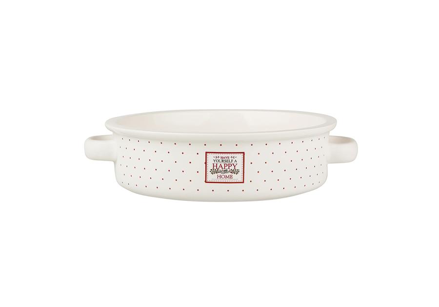 Zdjęcie: Naczynie porcelanowe Happy Home 18x5 cm kremowyowe ALTOMDESIGN