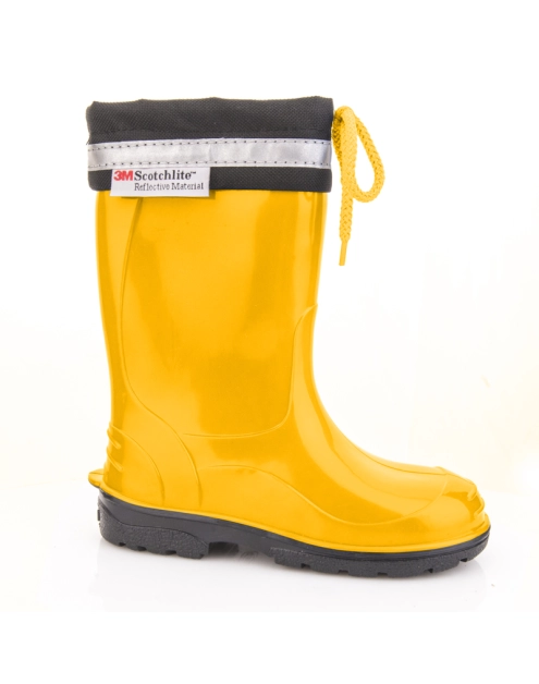 Zdjęcie: Kalosze dziecięce Kim 972 rozmiar 33 żółty LEMIGO