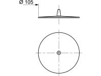 Zdjęcie: Korek uniwersalny 105 mm Frisby zielony TYCNER