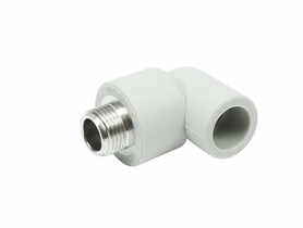 Kolanko PP 25 mm x 3/4 gwint zewnętrzny TYCNER